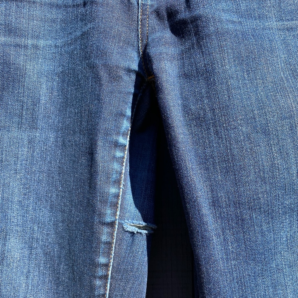 Madewell Alley Straight denim blue jeans 27 - Picture 6 of 13